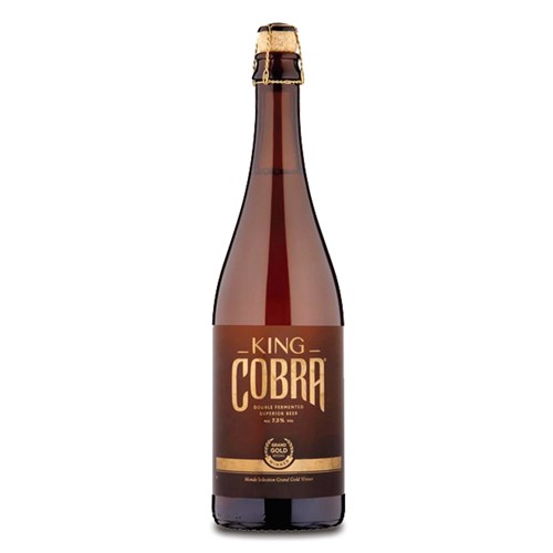 King Cobra Double Fermented Superior Beer 75cl bottle - Award-Winning